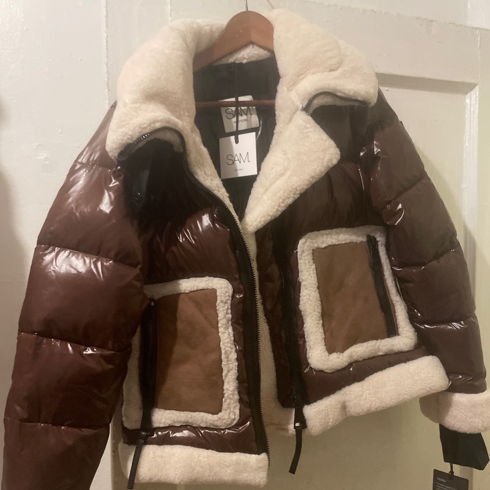 SAM Shearling Puffer Jacket